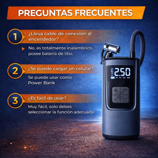 INFLADOR COMPRESOR PARA AUTO, MOTO, BICI, INFLABLES - Envío Gratis
