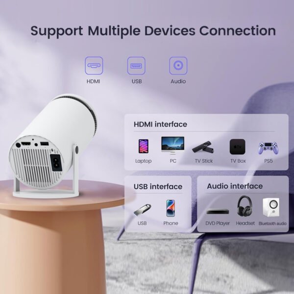 MINI PROYECTOR | ULTRA HD 4K |  5G WIFI | ANDROID 12.0  | PORTABLE Envío Gratis