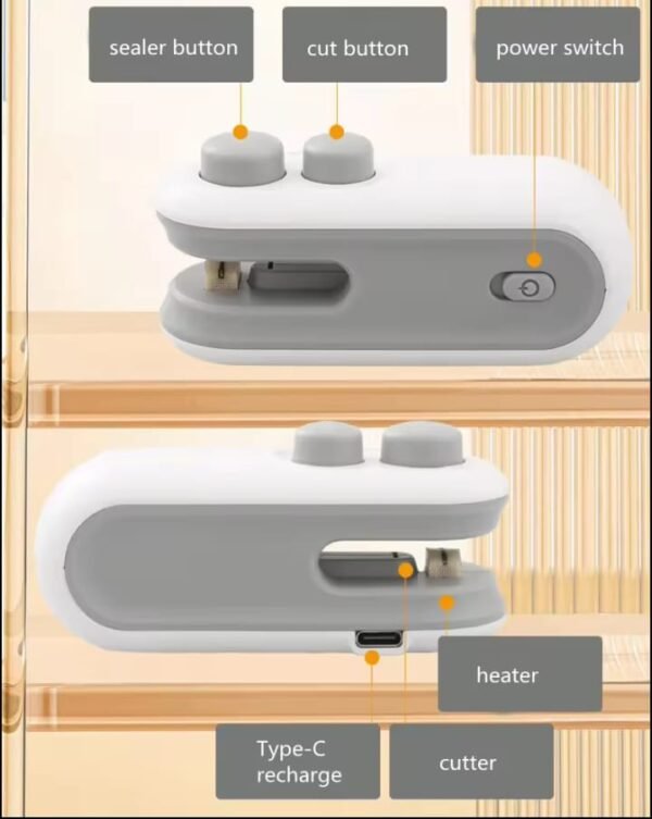 MINI SELLADORA DE BOLSA PORTÁTIL