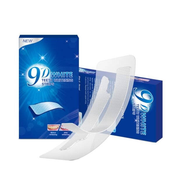 Nuevas Bandas Blanqueadoras tecnología 9D NUEVAS TIRAS 9D BLANQUEADORAS DENTALES - Envío gratis